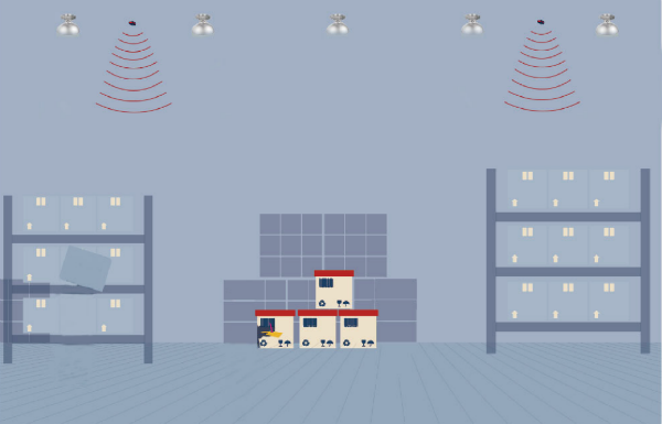 無人值守（使用調光後（hòu），燈具亮度降低）