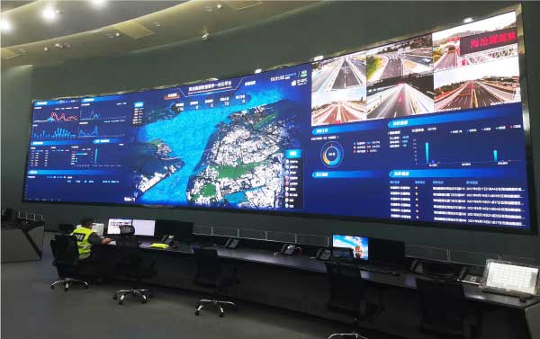 廈門海滄隧道(dào)監控服務中心圖