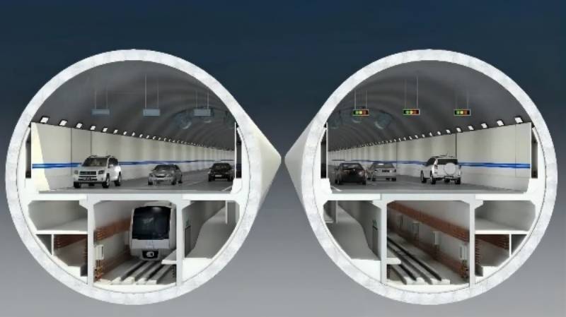 工程線路（lù）全（quán）長4760米，隧道長3890米。設計（jì）為（wéi）雙管雙層公軌共建，上層為雙向六車道公路，下層為軌道交通，屆時開車最快5分鍾可穿越黃河，乘坐地鐵2.5分（fèn）鍾可穿越黃河。/圖片來源網絡