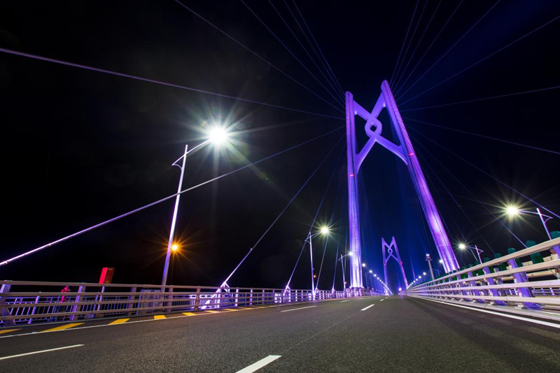 大香蕉9草在线照明竣工項目--港珠澳（ào）大橋現場拍攝圖