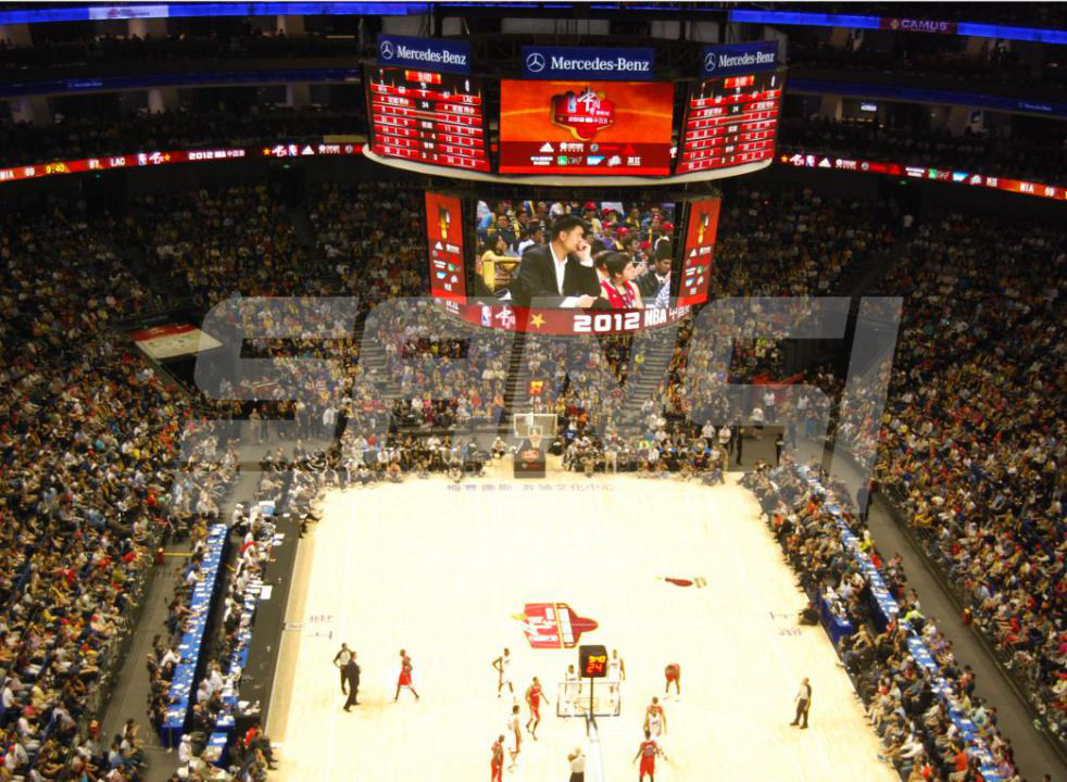 職業籃球,聯賽,場（chǎng）館,升（shēng）級,環形,鬥屏,增強觀賽,沉浸感