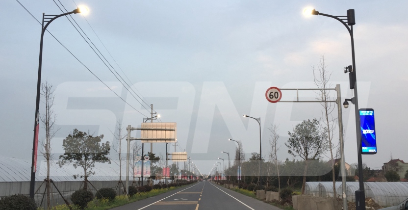 浙江大雲溫泉大道智慧路（lù）燈