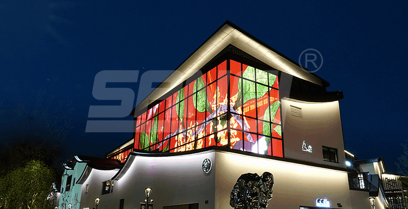 昆山大西門商業（yè）街8K創意屏