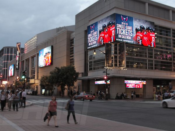 華盛頓威瑞森中央大（dà）廳室外全彩屏（píng）