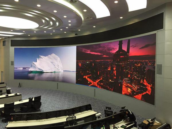 雲南昆明公安局室內led全彩顯示屏