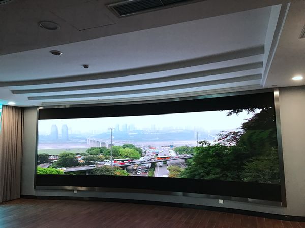 重慶建設委員（yuán）會室內全彩led顯示屏