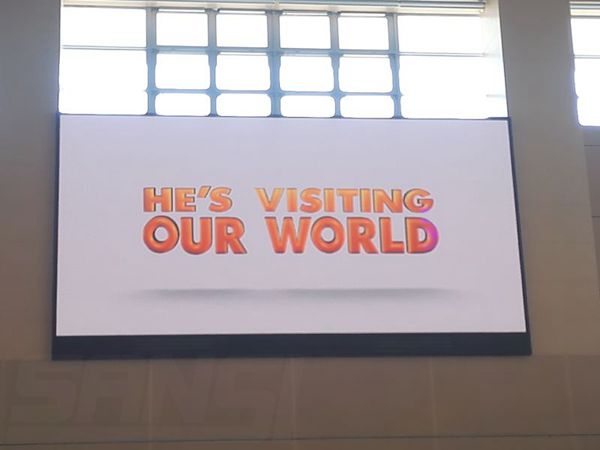 上海同濟大（dà）學led室內全彩屏