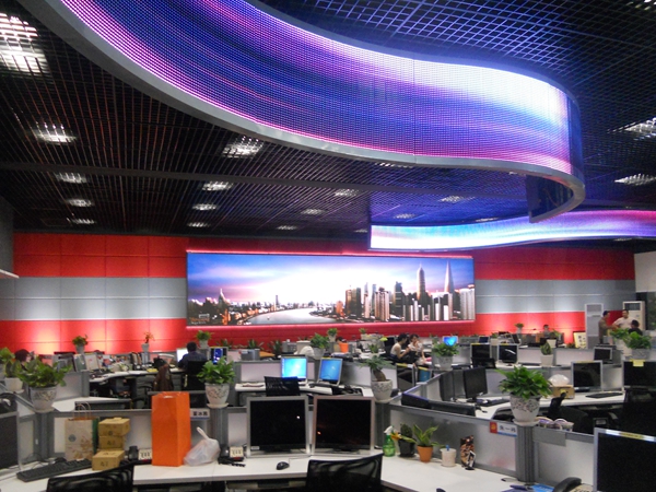 上海電視台表貼顯示屏