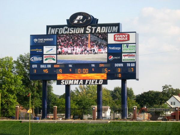 美國InfoCision體育場室內全（quán）彩led顯示屏