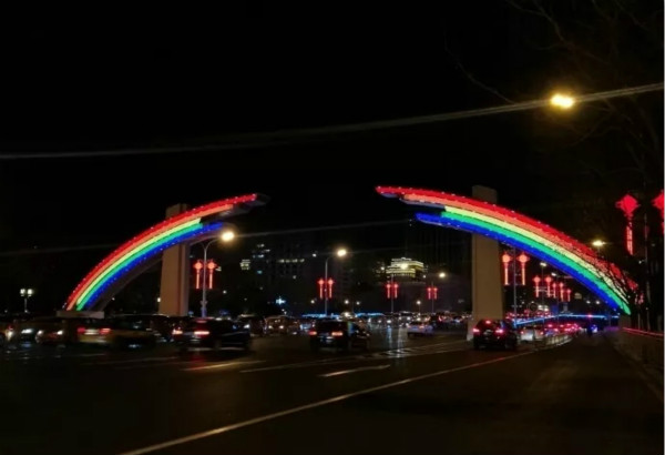 LED異型（xíng）屏（píng）令彩虹門重（chóng）獲新生