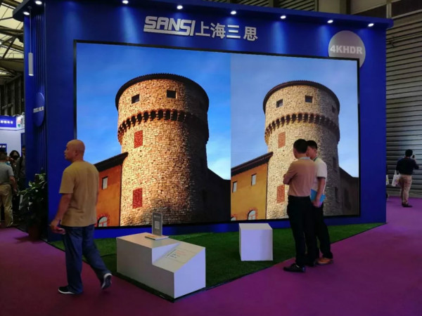 HDR超清顯示屏（píng）前端展台