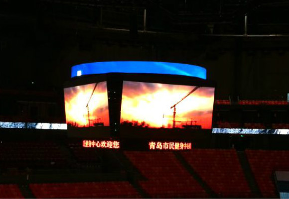 青（qīng）島市民健身中心鬥型屏