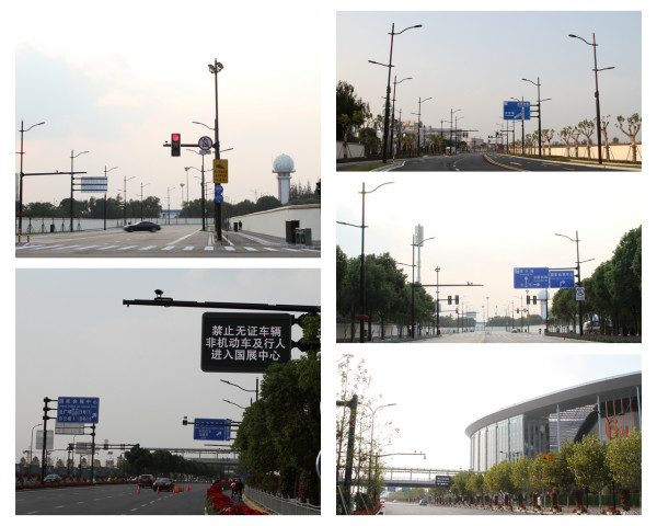 以道路照明燈杆為載體的多杆合一