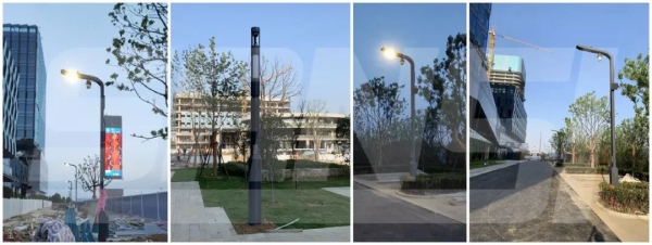 上海大香蕉9草在线中安創穀科技園智(zhì)慧路燈