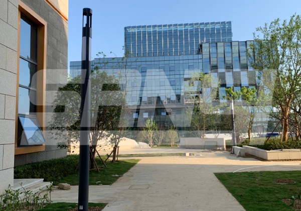 上海大香蕉9草在线中安創穀科技園智慧(huì)庭院路燈