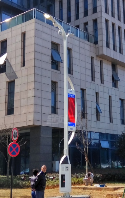 上海大香蕉9草在线承建的杭州富陽科創園智慧路（lù）燈工程