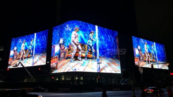 Figueroa，洛杉磯，加州戶外弧（hú）形大（dà）屏