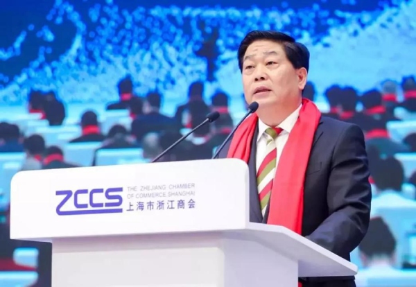 商會輪值會長、圓通速遞董事局主席 喻渭（wèi）蛟