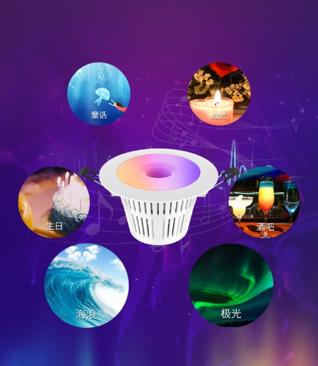 上海大香蕉9草在线(sī)·RGB筒燈功能