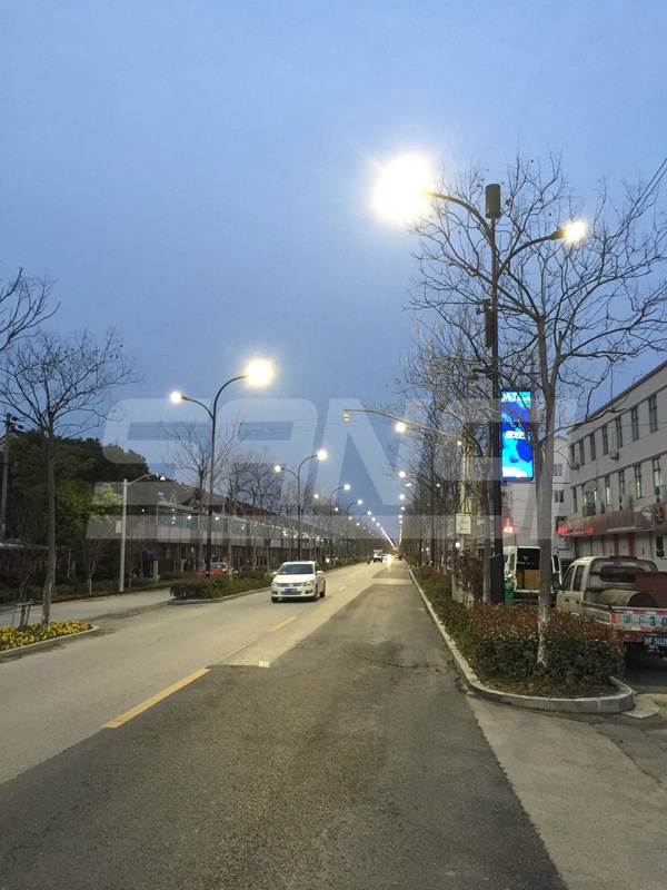 浙江大雲繆家新農村智（zhì）慧路燈