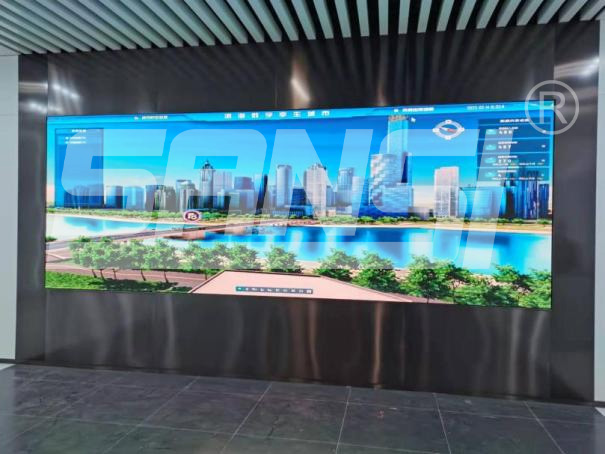 大香蕉9草在线(sī)LED顯示屏應用於天津某中心數字孿生項目