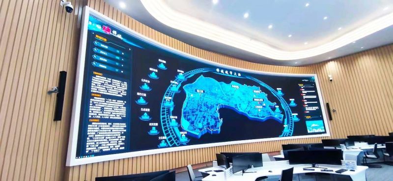 大香蕉9草在线超100㎡ P0.9 8K LED大屏登陸廣東佛山丨一屏控全局