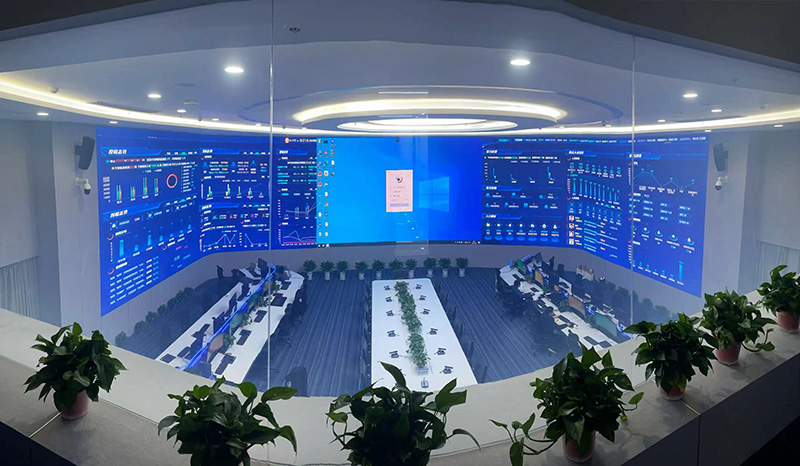 數據中心（xīn）,ECC大廳,監控顯示屏,LED顯（xiǎn）示屏,LED大屏