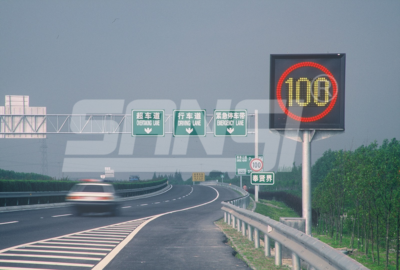 可(kě)變限速標誌