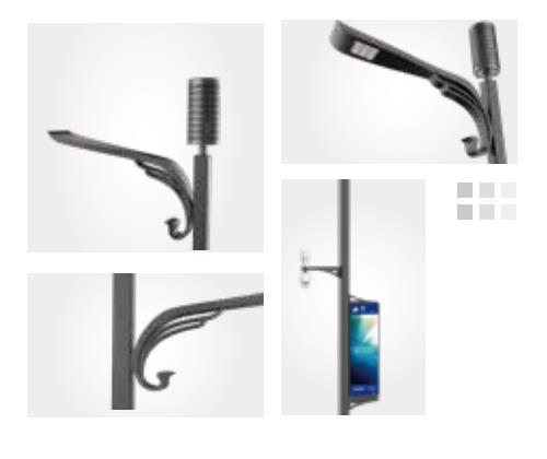 百鳥朝鳳,智慧路燈,智慧燈杆,智能照明,智能路(lù)燈,智能燈杆