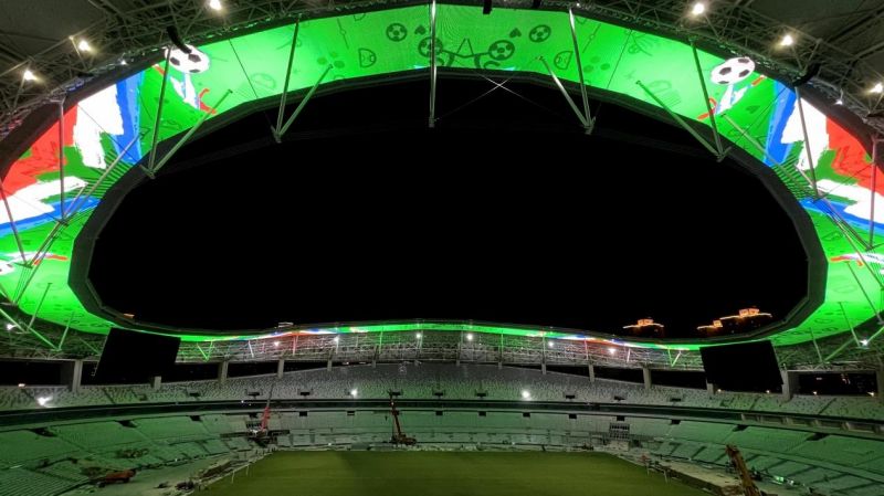 LED天幕屏,現（xiàn）身,上海體育場