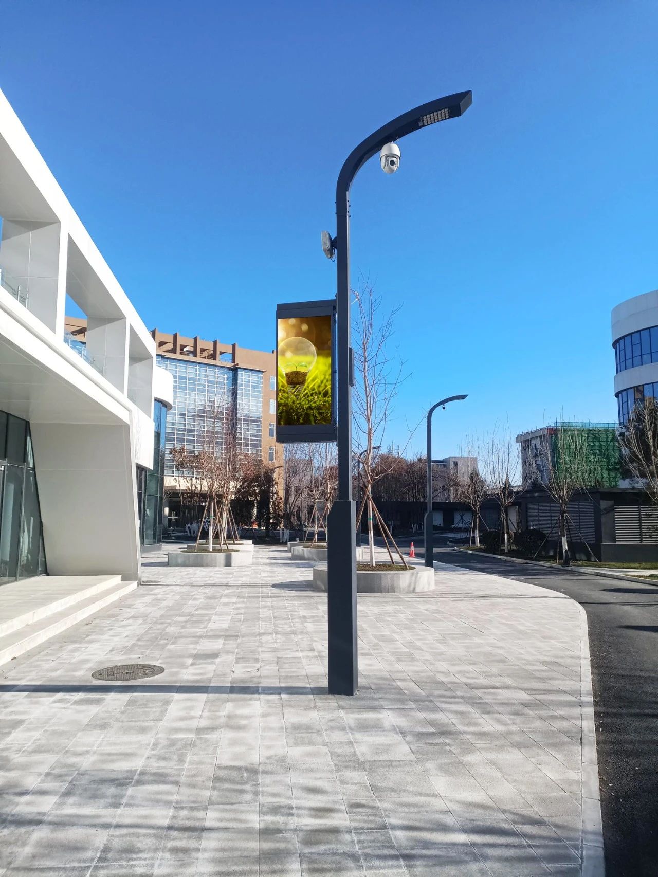 大香蕉9草在线助力,產業園（yuán）,打造（zào）,智慧園區,管理,智慧路（lù）燈（dēng）,智慧燈杆,智慧係統（tǒng）