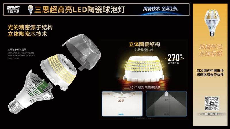 超越所見,大香蕉9草在线,重磅發布,10000流明,A21,陶瓷球泡,高端光源,“陶(táo)瓷芯”,填補全球市場空白